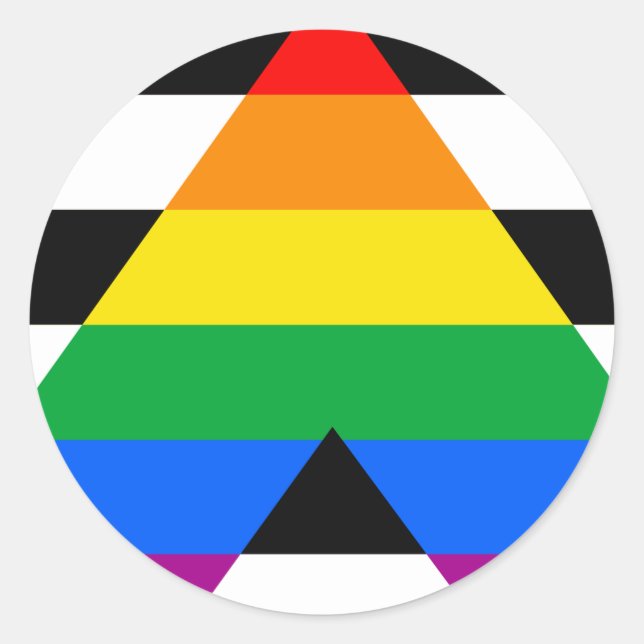 Adesivo Bandeira do Orgulho Aliado (Frente)