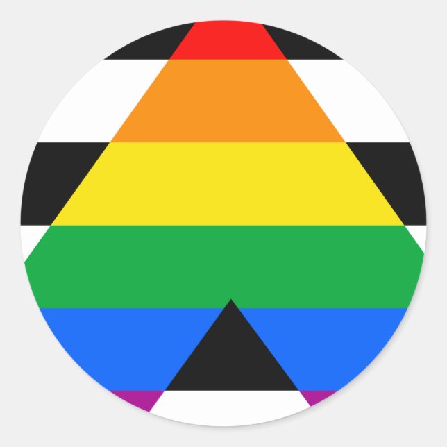 Adesivo Bandeira do Orgulho Aliado (Frente)