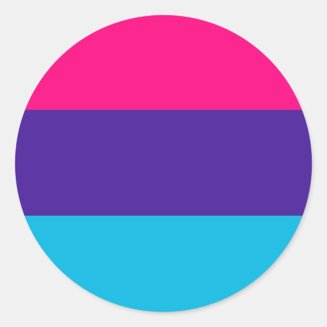 Adesivo Bandeira do Orgulho Androgyne (Frente)