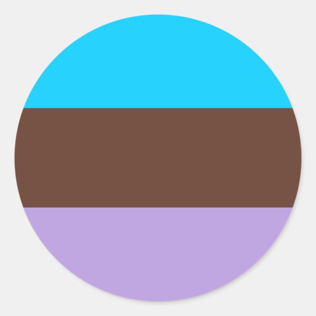 Adesivo Bandeira do Orgulho Androsexual (Frente)