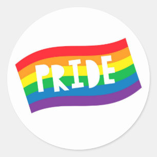 Adesivo Bandeira do Orgulho Arco-íris
