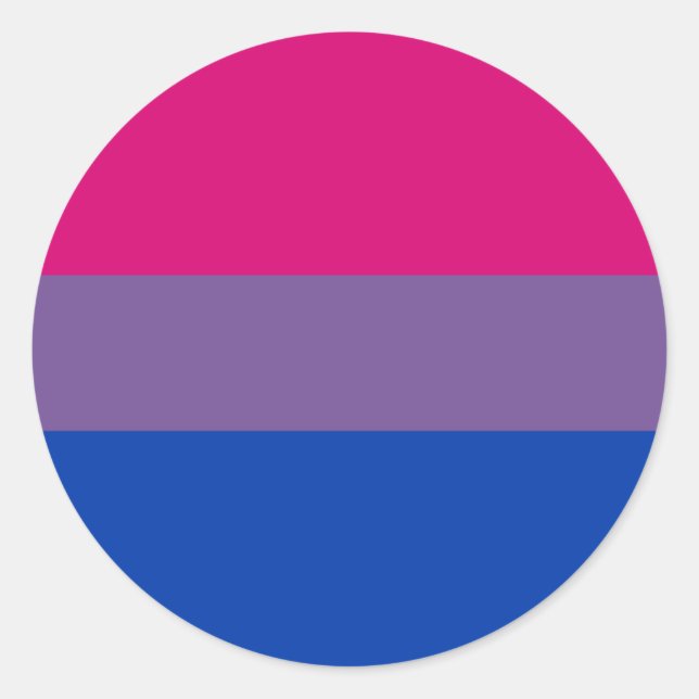 Adesivo Bandeira do Orgulho Bissexual (Frente)