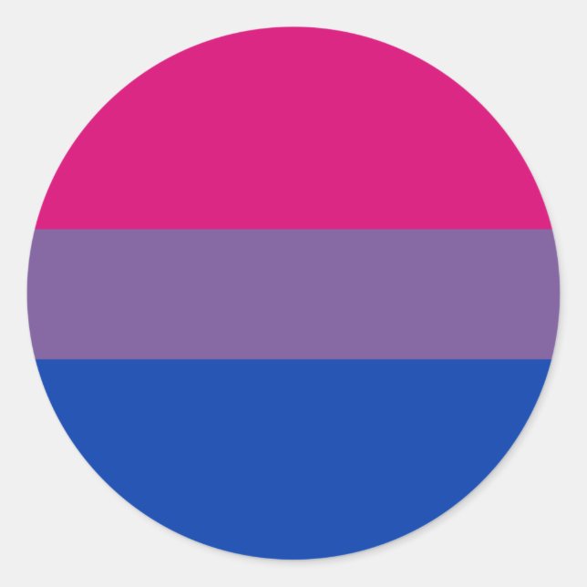 Adesivo Bandeira do Orgulho Bissexual (Frente)