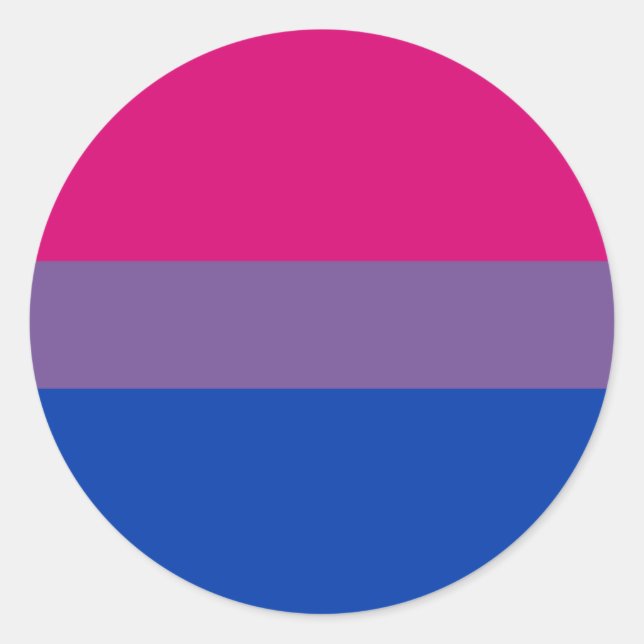 Adesivo Bandeira do Orgulho Bissexual (Frente)