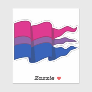 Adesivo Bandeira do Orgulho Bissexual
