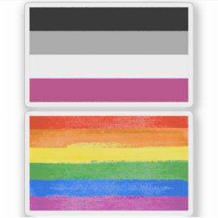 Adesivo Bandeira do Orgulho da Ginefilia