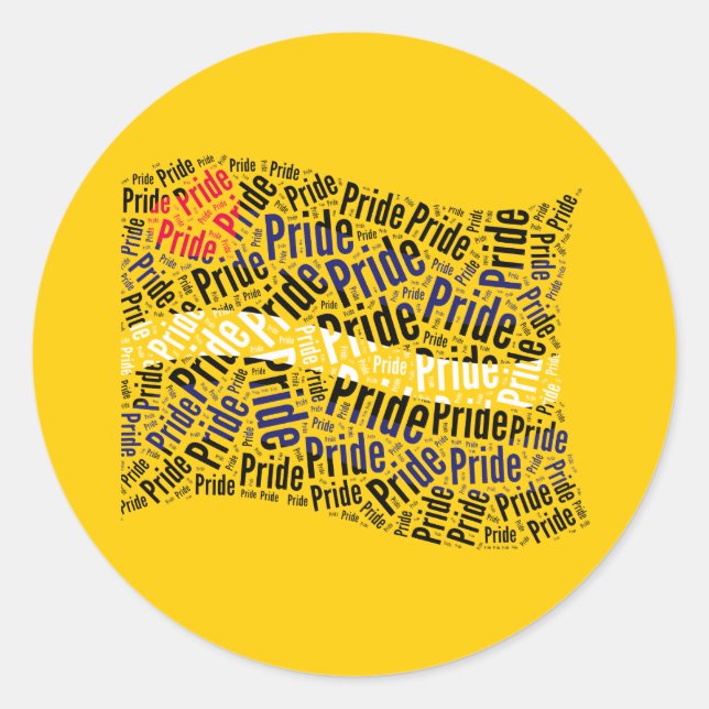 Adesivo Bandeira do Orgulho de Couro (Frente)