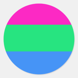 Adesivo Bandeira do orgulho de Polysexual