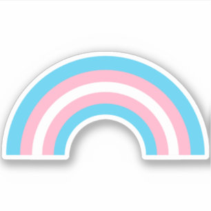 Adesivo Bandeira do Orgulho do Arco-Íris Transgênero