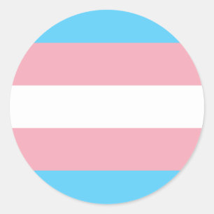 Adesivo Bandeira do orgulho do Transgender - arco-íris do