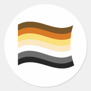 Adesivo Bandeira do orgulho do urso