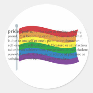 Adesivo Bandeira do orgulho gay