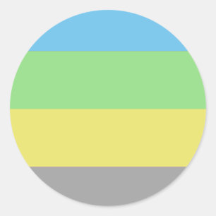 Adesivo Bandeira do Orgulho Gay Masculino Alternativo