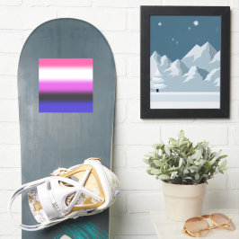 Adesivo Bandeira do Orgulho Genderfluid Gradiente – Bandei
