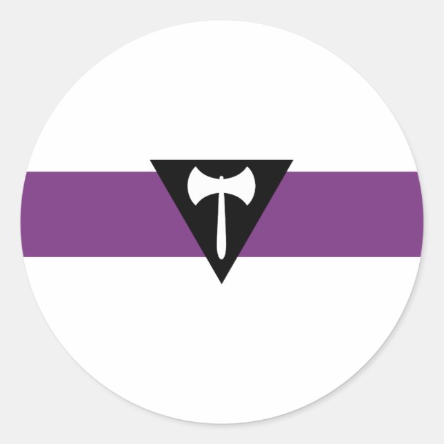 Adesivo Bandeira do Orgulho Lésbico (Frente)