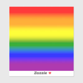 Adesivo Bandeira do Orgulho LGBTQ+ Gradiente Arco-íris - B