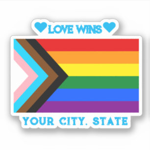 Adesivo Bandeira do Orgulho LGBTQIA