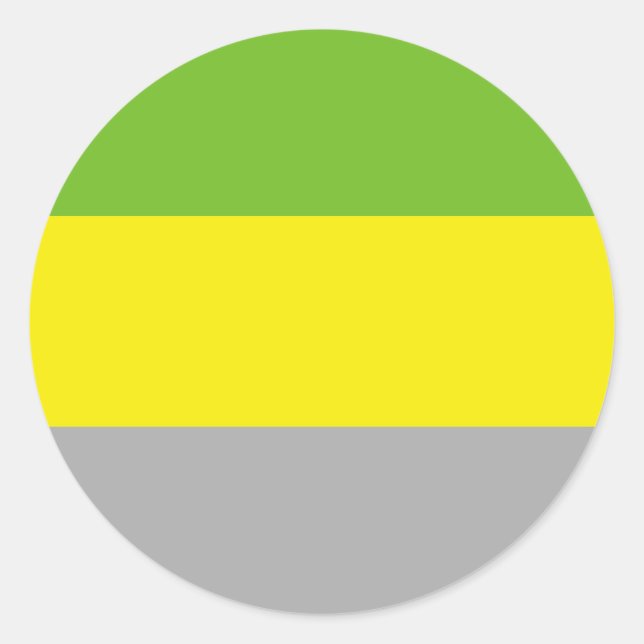 Adesivo Bandeira do Orgulho Litromântico (Frente)