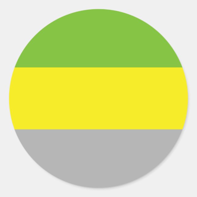 Adesivo Bandeira do Orgulho Litromântico (Frente)