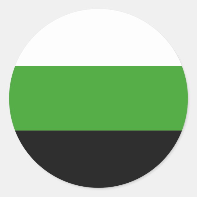 Adesivo Bandeira do Orgulho Neutrois (Frente)