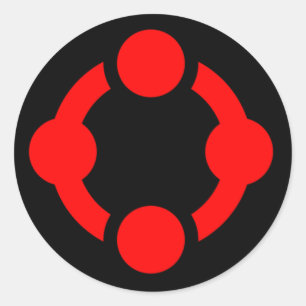 Adesivo Bandeira do Orgulho Niche (Preto)