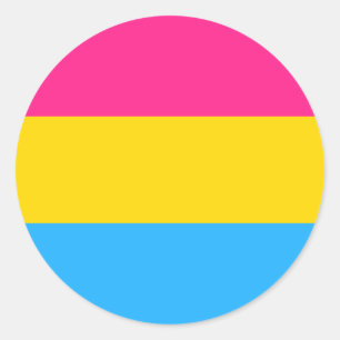 Adesivo Bandeira do Orgulho Pansexual