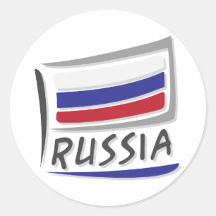 Adesivo Bandeira do Orgulho X da Rússia