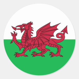 Adesivo Bandeira do País de Gales