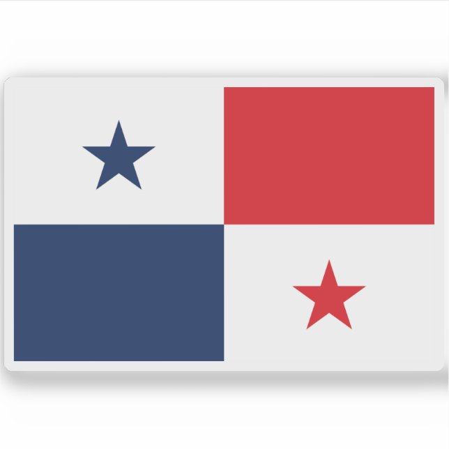 Adesivo Bandeira do Panamá (Frente)