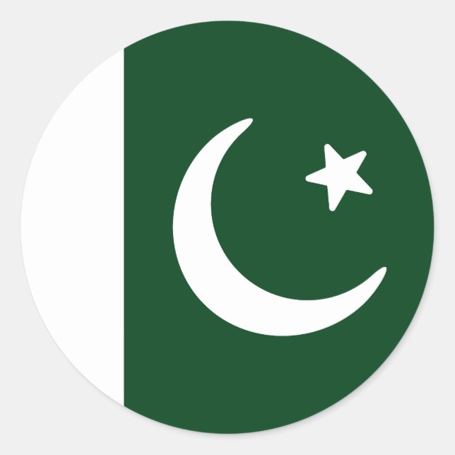Adesivo Bandeira do Paquistão (Frente)