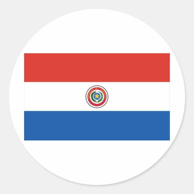 Adesivo bandeira do Paraguai (Frente)