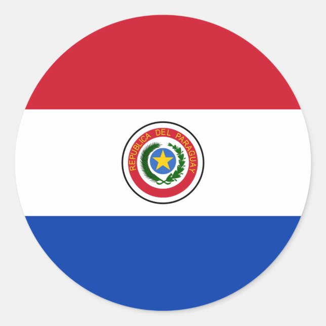 Adesivo Bandeira do paraguaio (Frente)