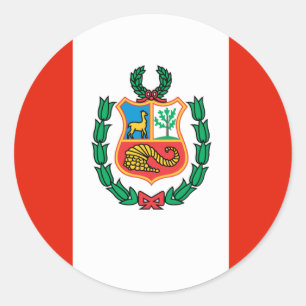 Adesivo Bandeira do Peru