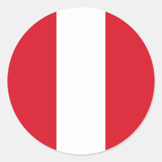 Adesivo Bandeira do Peru
