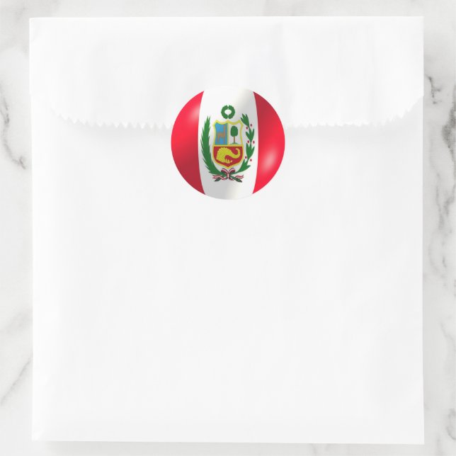Adesivo Bandeira do Peru (Bolsa)