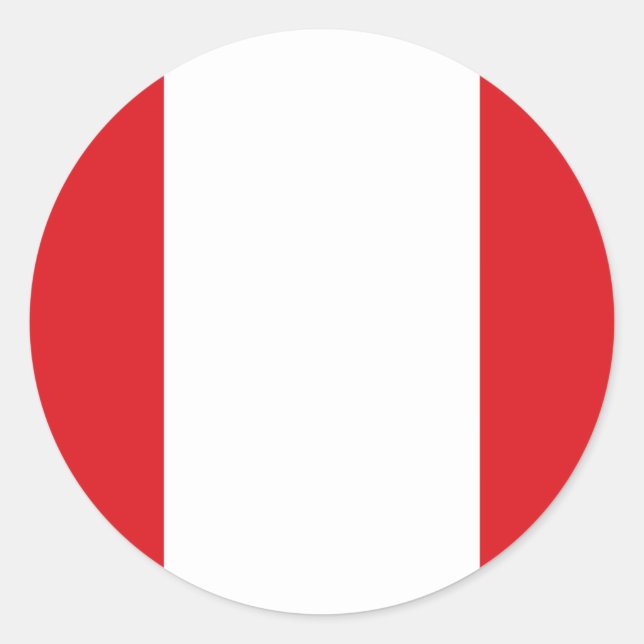 Adesivo Bandeira do Perú (Frente)