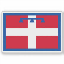 Bandeira do Piemonte, Itália