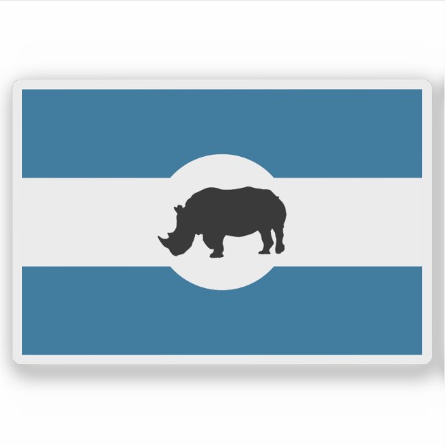 Adesivo Bandeira do povo Lango, Uganda (Frente)