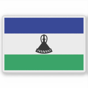 Adesivo Bandeira do povo Sotho, República da África do Sul