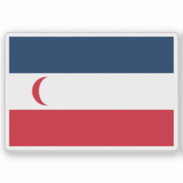 Adesivo Bandeira do Protetorado de Madagascar (1885-1896)