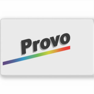 Adesivo Bandeira do Provo, Utah (1989-2015)