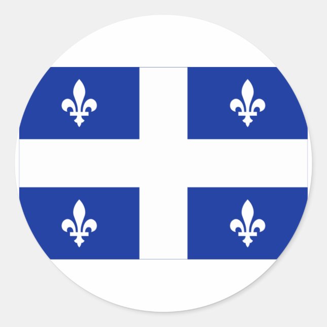Adesivo Bandeira do Quebec, Canadá (Frente)