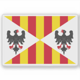 Adesivo Bandeira do Reino da Sicília (Malta, 1296-1410)