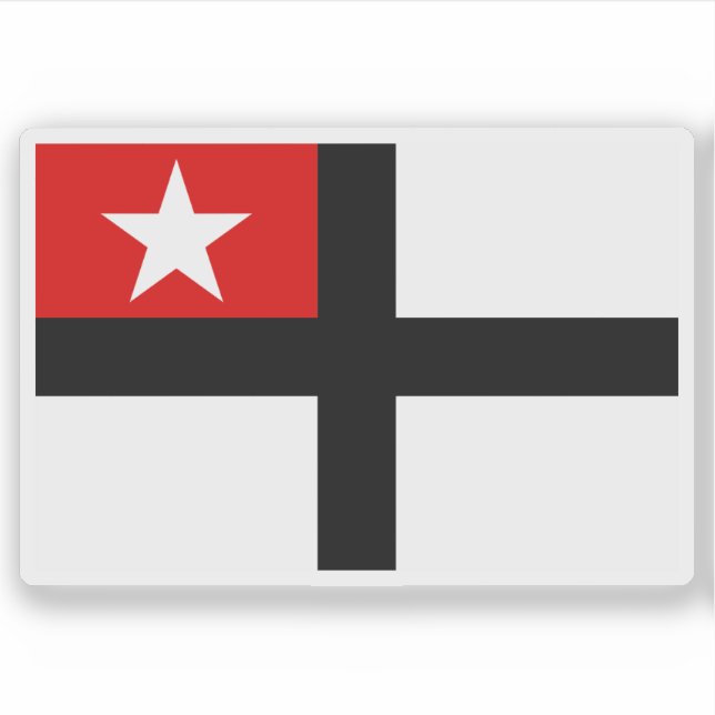 Adesivo Bandeira do Reino de Samoa (1887-1889) (Frente)