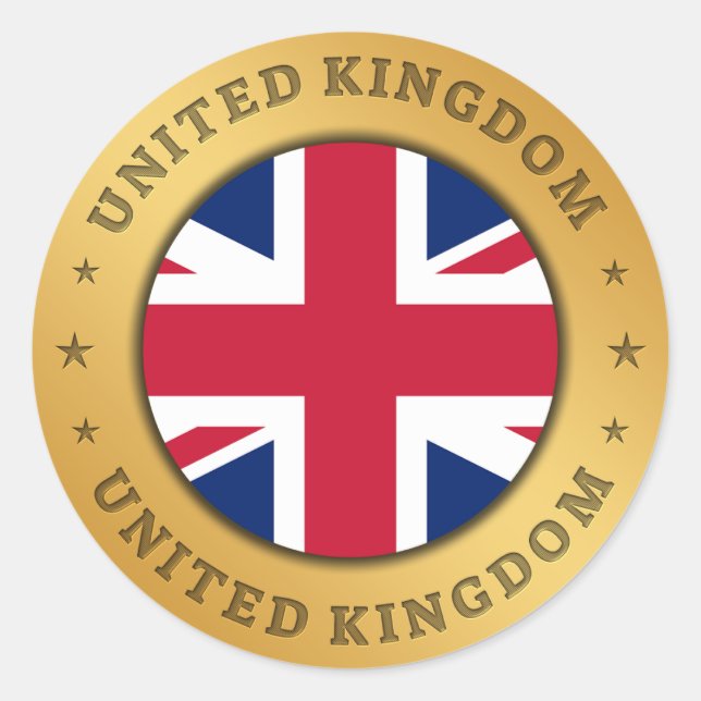 Adesivo Bandeira do Reino Unido (Frente)