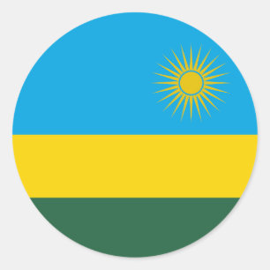 Adesivo Bandeira do Ruanda