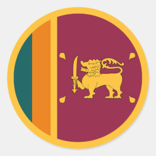 Adesivo Bandeira do Sri Lanka