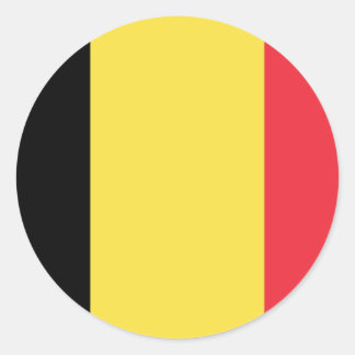 Adesivo Bandeira do Sticker Belga
