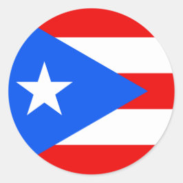 Adesivo Bandeira do Sticker de Porto Rico