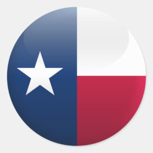 Adesivo Bandeira do Texas